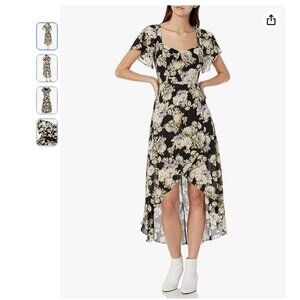 Ali & Jay Women's New Bohemian Black Floral Dress XL